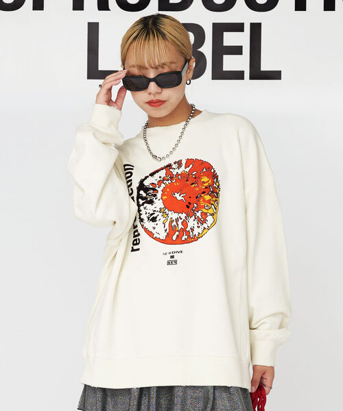 RePRODUCTION LABEL（リプロダクションレーベル）の「【RePRODUCTION LABEL / リプロダクションレーベル】セットインスウェット（Tシャツ/カットソー・レディース・ピンク/グレー/ネイビー/ブラック/ブラック系その他2/ピンク系その他/グレー系その他/ブラック系その他/アイボリー・FREE）」の13枚目の写真