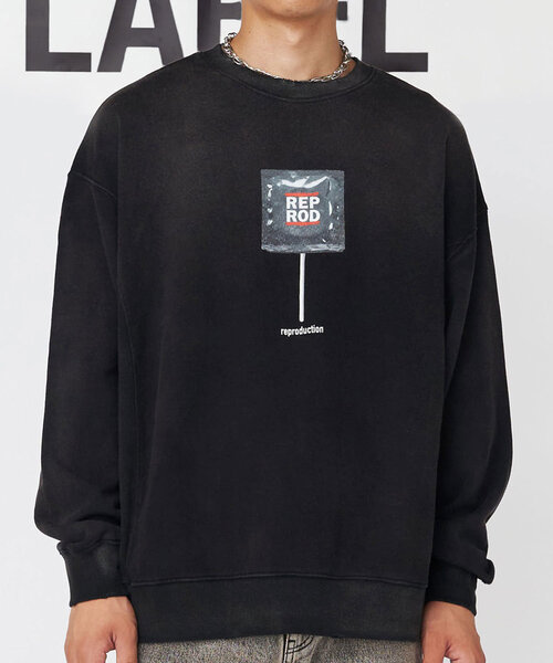 RePRODUCTION LABEL（リプロダクションレーベル）の「【RePRODUCTION LABEL / リプロダクションレーベル】セットインスウェット（Tシャツ/カットソー・レディース・ピンク/グレー/ネイビー/ブラック/ブラック系その他2/ピンク系その他/グレー系その他/ブラック系その他/アイボリー・FREE）」の19枚目の写真