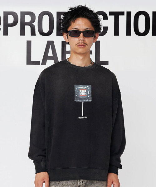 RePRODUCTION LABEL（リプロダクションレーベル）の「【RePRODUCTION LABEL / リプロダクションレーベル】セットインスウェット（Tシャツ/カットソー・レディース・ピンク/グレー/ネイビー/ブラック/ブラック系その他2/ピンク系その他/グレー系その他/ブラック系その他/アイボリー・FREE）」の20枚目の写真