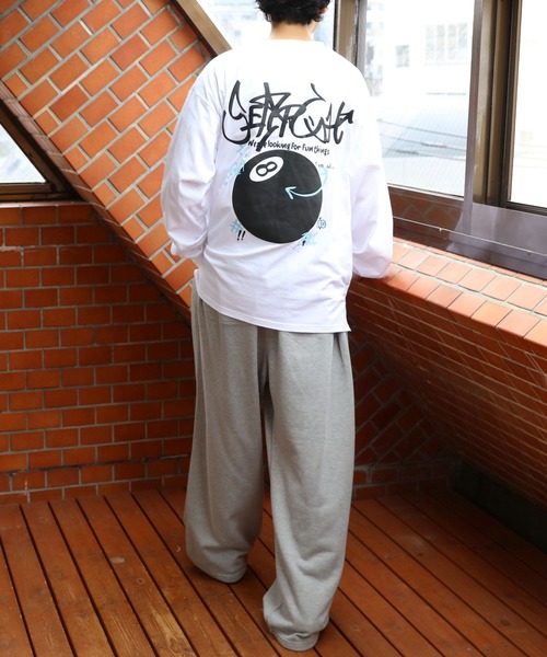 8(eight)(エイト)の「ダブルタック極太スエットパンツ(スウェットパンツ・メンズ・ブラック/杢グレー・MEDIUM/LARGE)」の4枚目の写真