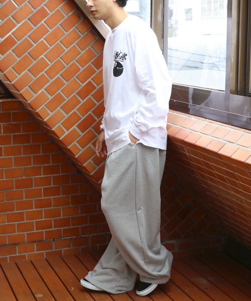 8(eight)(エイト)の「ダブルタック極太スエットパンツ(スウェットパンツ・メンズ・ブラック/杢グレー・MEDIUM/LARGE)」の5枚目の写真