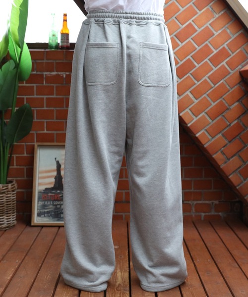 8(eight)(エイト)の「ダブルタック極太スエットパンツ(スウェットパンツ・メンズ・ブラック/杢グレー・MEDIUM/LARGE)」の9枚目の写真