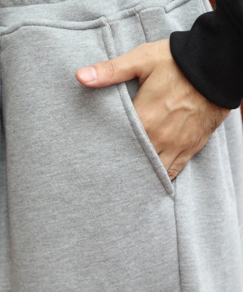 8(eight)(エイト)の「ダブルタック極太スエットパンツ(スウェットパンツ・メンズ・ブラック/杢グレー・MEDIUM/LARGE)」の15枚目の写真