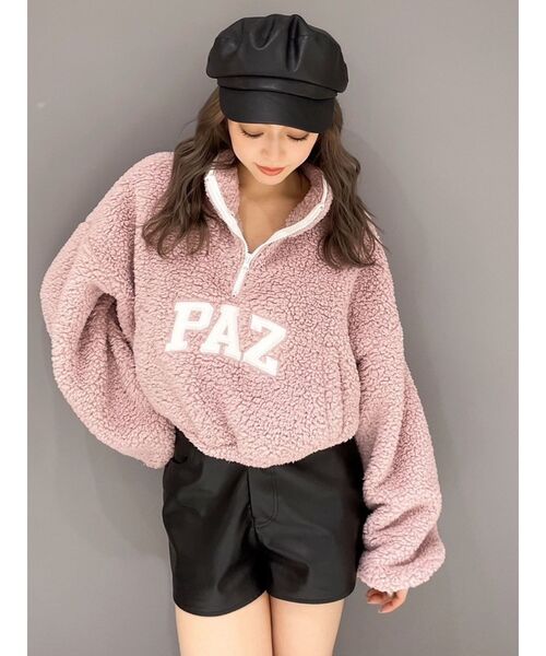 GYDA（ジェイダ）の「フェイクレザーbrimキャスケット（キャスケット・レディース・その他1/ブラック・FREE）」の8枚目の写真