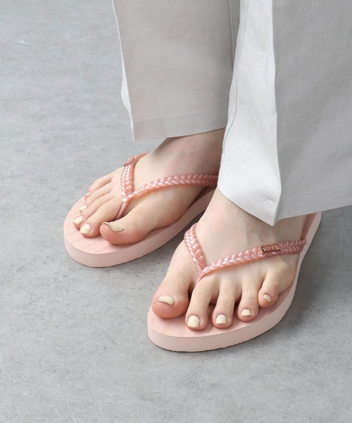 ビーチサンダル【 JEANS】Lola Braided Flip Flop◆2色 楽天市場】【今だけクーポン配布中】ビラボン サンダル