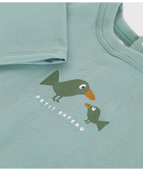 PETIT BATEAU（プチバトー）の「長袖Ｔシャツ（Tシャツ/カットソー・キッズ・ブルー/グリーン/ネイビー/ホワイト/ライトグリーン・18MONTH/12MONTH/24MONTH/36MONTH）」の17枚目の写真