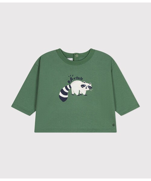 PETIT BATEAU（プチバトー）の「長袖Ｔシャツ（Tシャツ/カットソー・キッズ・ブルー/グリーン/ネイビー/ホワイト/ライトグリーン・18MONTH/12MONTH/24MONTH/36MONTH）」の7枚目の写真