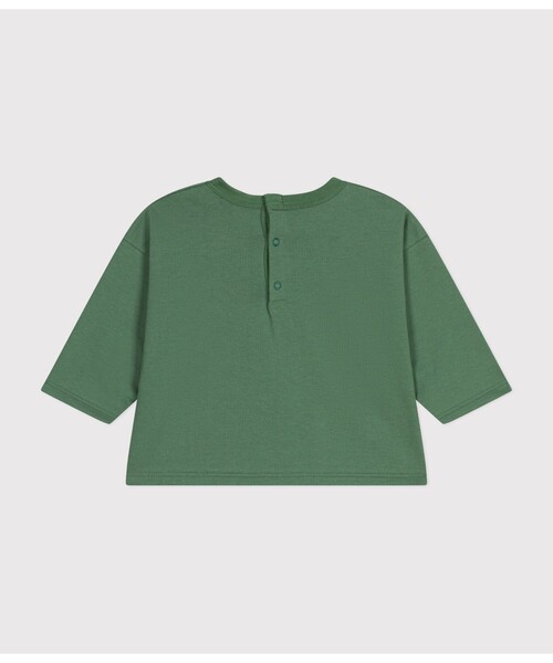 PETIT BATEAU（プチバトー）の「長袖Ｔシャツ（Tシャツ/カットソー・キッズ・ブルー/グリーン/ネイビー/ホワイト/ライトグリーン・18MONTH/12MONTH/24MONTH/36MONTH）」の8枚目の写真