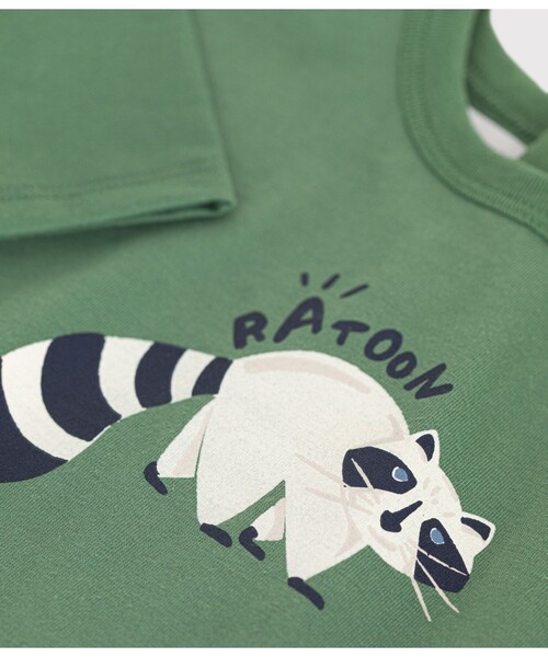 PETIT BATEAU（プチバトー）の「長袖Ｔシャツ（Tシャツ/カットソー・キッズ・ブルー/グリーン/ネイビー/ホワイト/ライトグリーン・18MONTH/12MONTH/24MONTH/36MONTH）」の9枚目の写真