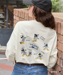 Disney(ディズニー)の【Disney】別注 ミッキーマウス オールドグラフィックプリントTシャツ(Tシャツ/カットソー)