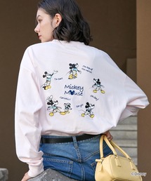 Disney（ディズニー）の「【Disney】別注   ミッキーマウス   オールドグラフィックプリントTシャツ（Tシャツ/カットソー）」