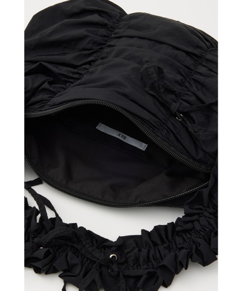 SLY（スライ）の「SHIRRING RIBBON NYLON BAG シャーリング リボン ナイロン バッグ（ショルダーバッグ・レディース・オフホワイト/ブラック/レッド・FREE）」の22枚目の写真