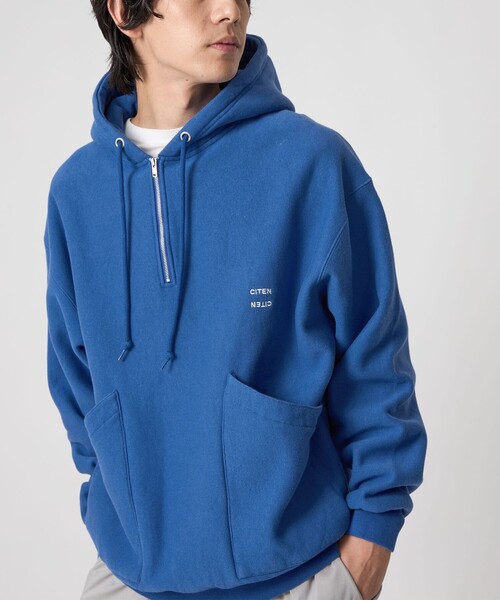 CITEN＞ハーフジップスウェットフーディー（スウェット）｜CITEN