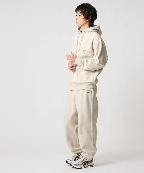 CITEN(シテン)の「<CITEN>ハーフジップスウェットフーディー(スウェット・メンズ・ライトグレー/ブラック/ライラック/イエロー/ネイビー/ダークグレー/ライトブルー/パープル/オフホワイト/モカ/コバルトブルー・L/S/M)」の19枚目の写真