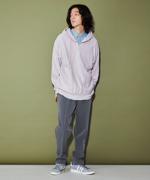 美品/C.E /CE/ Cavempt/Sweatshirt/フリーススウェット CITEN＞ハーフジップスウェットフーディー（スウェット）｜CITEN