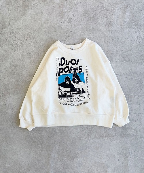 Life Support Products（ライフサポートプロダクツ）の「L/Sロックプリントトレーナー（スウェット・キッズ・グレー系3/グレー系1/ホワイト系2/ホワイト系1/グレー系2/グレー系4・90/80/100/95/140/130/150/120/110）」の17枚目の写真