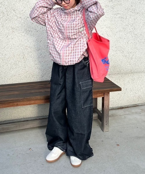 keel】チェックナイロンテックブルゾン（ブルゾン）｜nemne store