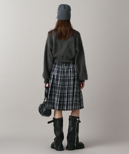 FOREVER 21(フォーエバー トゥエンティーワン)の「【2024FW】ベルト付きプリーツミディスカート(スカート・レディース・グレー/チェック・SMALL/MEDIUM)」の18枚目の写真