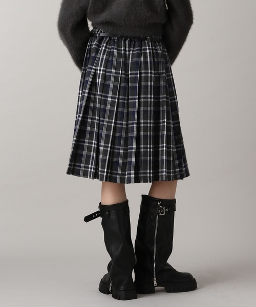 【PRADA】ベルト付きプリーツミディスカート FOREVER 21（フォーエバー トゥエンティーワン）の「【2024FW