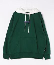 【THRASHER/スラッシャー】裏起毛ワンポイント刺繍スウェットプルオーバーパーカー