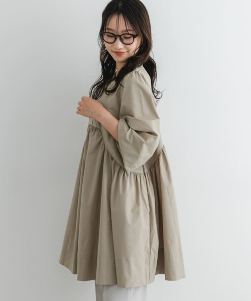 F by ROSSO（エフバイロッソ）の「F by ROSSO　イージーケアボリュームチュニック（チュニック・レディース・ブラック/ベージュ系その他/ピンク系その他・FREE）」の13枚目の写真