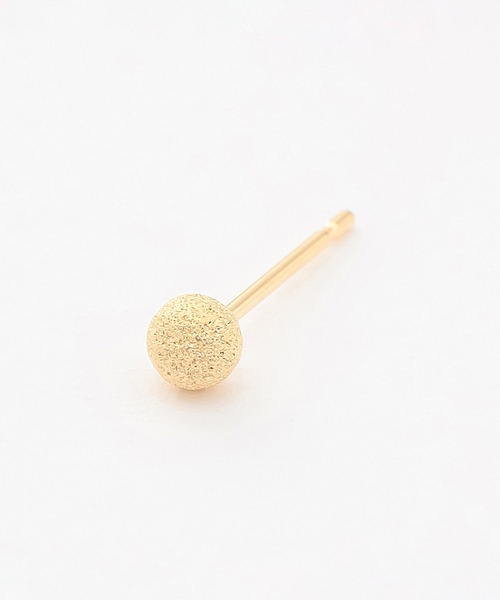 ESTELLE(エステール)の「K18 イエローゴールド ピアス(3mm) ESTELLE/エステール(ピアス(両耳用)・レディース・イエローゴールド・-)」の4枚目の写真