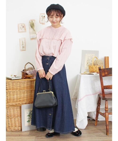 Samansa Mos2（サマンサ モスモス）の「前後着ピンタックフリル