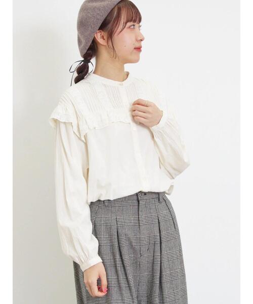 Samansa Mos2（サマンサ モスモス）の「前後着ピンタックフリル