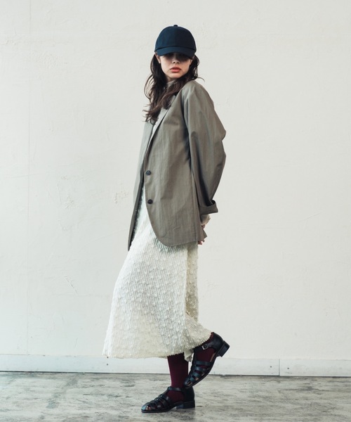 ORIENT MILLINERY（オリエント ミリナリー）の「Hiragana Typography Embroidery Cap（キャップ・レディース・ホワイト/ブラック・FREE）」の20枚目の写真