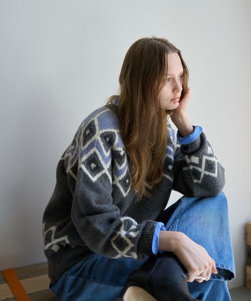 Curensology フェアアイルニットプルオーバー FREAK'S STORE ニット セーター フェアアイルニット/プル