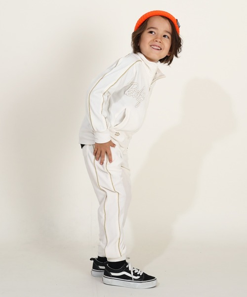 親子お揃い パイピングベロアジャケット 9824K (ボトムス別売