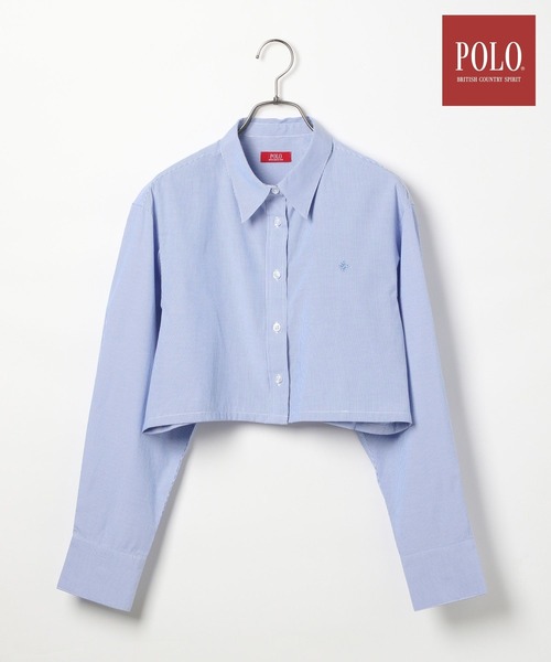 Heather(ヘザー)の「【POLO BCS(ポロ・ビーシーエス)】アソートショートシャツ 154048(シャツ/ブラウス・レディース・グレー系その他/ブルー系その他/ベージュ系その他・FREE)」の3枚目の写真