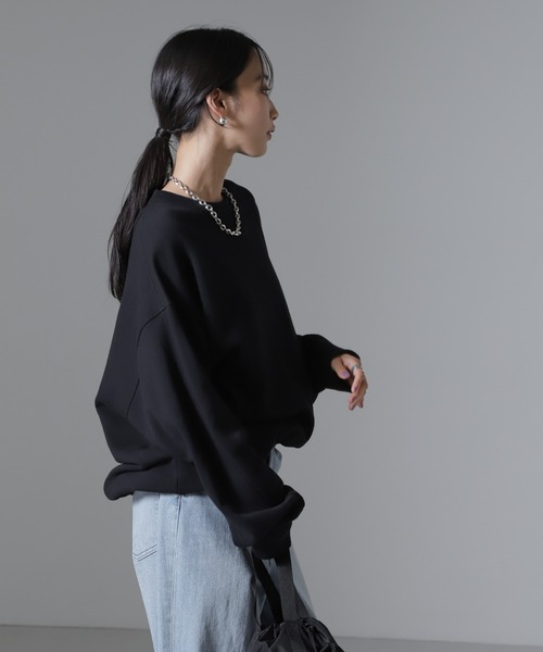 トップス PoopyGreg セール】バックオープンディティール裏毛トップス（Tシャツ/カットソー