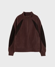 Jieda（ジエダ）の「【OL/オーエル】SWITCHING FLEECE HALF ZIP L/S（その他トップス）」