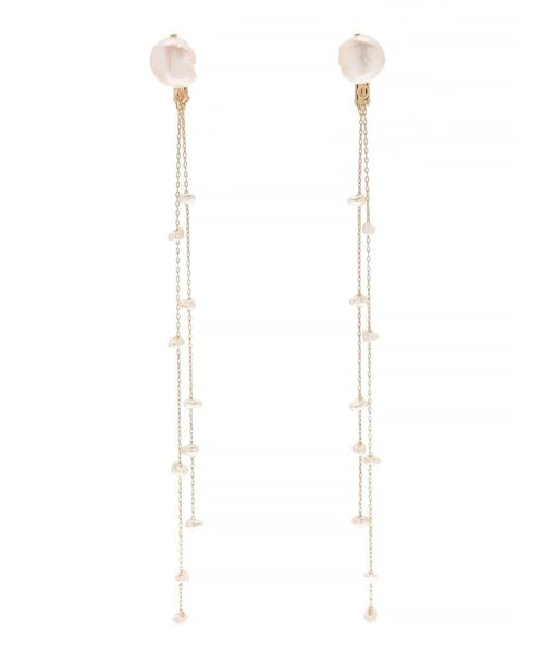 LAGUNAMOON（ラグナムーン）の「LADY淡水パールミックスイヤリング（イヤリング・レディース・アイボリー・FREE）」の5枚目の写真