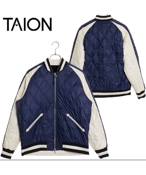 TAION（タイオン）の「【TAION】タイオンREVERSIBLE "SKAJAN" DOWN JACKET TAION-JK04JS（ダウンジャケット/コート・メンズ・ブラック/ダークネイビー/その他/ブラック系その他・LARGE/X-LARGE/SMALL/MEDIUM）」の8枚目の写真