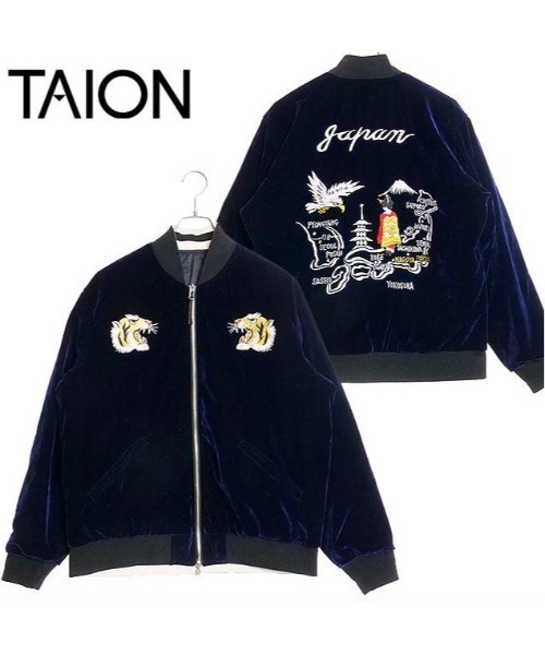TAION（タイオン）の「【TAION】タイオンREVERSIBLE "SKAJAN" DOWN JACKET TAION-JK04JS（ダウンジャケット/コート・メンズ・ブラック/ダークネイビー/その他/ブラック系その他・LARGE/X-LARGE/SMALL/MEDIUM）」の9枚目の写真