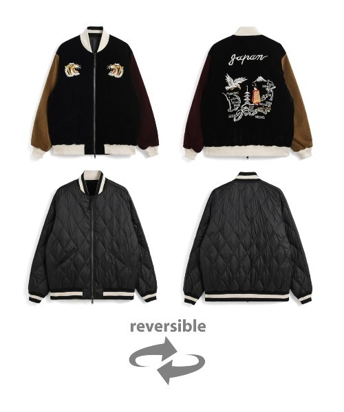 TAION（タイオン）の「【TAION】タイオンREVERSIBLE "SKAJAN" DOWN JACKET TAION-JK04JS（ダウンジャケット/コート・メンズ・ブラック/ダークネイビー/その他/ブラック系その他・LARGE/X-LARGE/SMALL/MEDIUM）」の15枚目の写真
