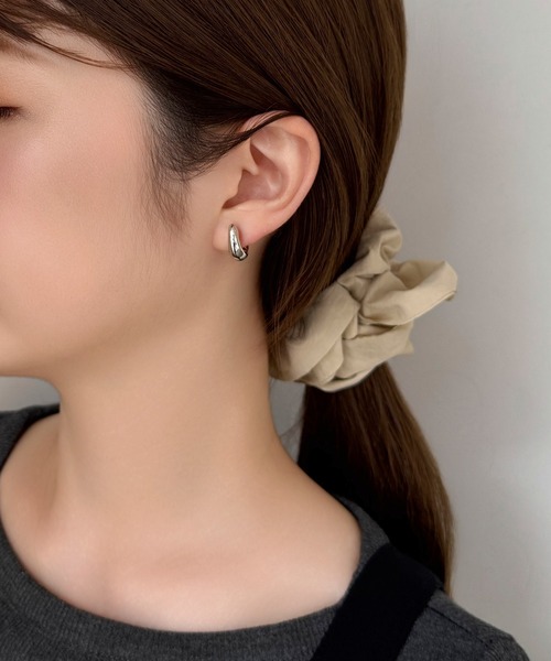 痛くないシリーズ/金属アレルギー対応】ぷっくりモードクリスタル