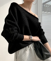 ROOPTOKYO | オフショルダーニットトップス(ニット/セーター)