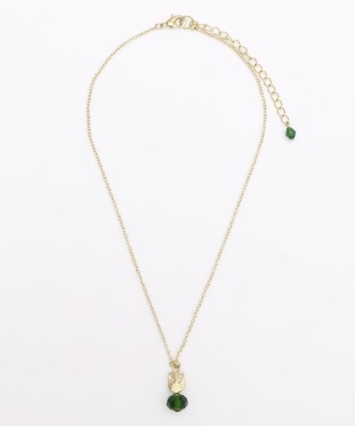 チャイハネ（チャイハネ）の「【チャイハネ】オウルカットネックレス（ネックレス・レディース・レッド/ターコイズブルー/グリーン/クリア・FREE）」の13枚目の写真