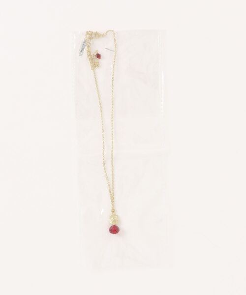 チャイハネ（チャイハネ）の「【チャイハネ】オウルカットネックレス（ネックレス・レディース・レッド/ターコイズブルー/グリーン/クリア・FREE）」の10枚目の写真