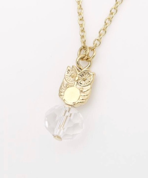 チャイハネ（チャイハネ）の「【チャイハネ】オウルカットネックレス（ネックレス・レディース・レッド/ターコイズブルー/グリーン/クリア・FREE）」の8枚目の写真