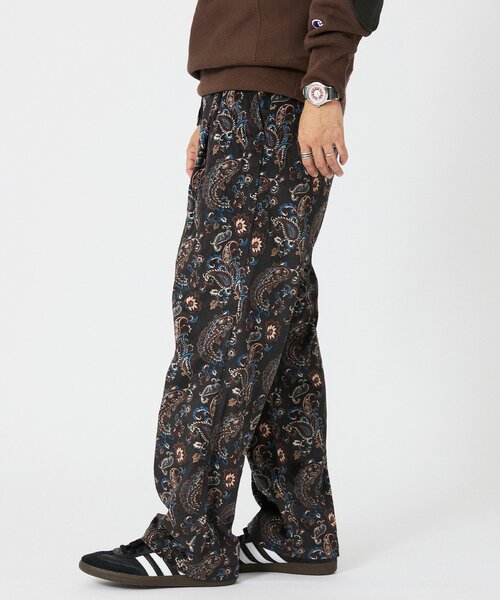 JOURNAL STANDARD relume（ジャーナルスタンダード　レリューム）の「ホールパターン イージーパンツ（スラックス・メンズ・キャメル/ボルドー/ネイビー/ブラック・MEDIUM/LARGE）」の10枚目の写真