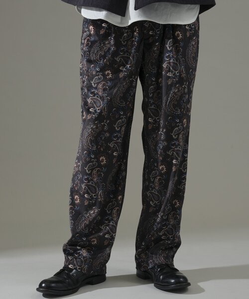 JOURNAL STANDARD relume（ジャーナルスタンダード　レリューム）の「ホールパターン イージーパンツ（スラックス・メンズ・キャメル/ボルドー/ネイビー/ブラック・MEDIUM/LARGE）」の12枚目の写真