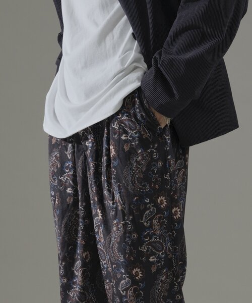 JOURNAL STANDARD relume（ジャーナルスタンダード　レリューム）の「ホールパターン イージーパンツ（スラックス・メンズ・キャメル/ボルドー/ネイビー/ブラック・MEDIUM/LARGE）」の13枚目の写真