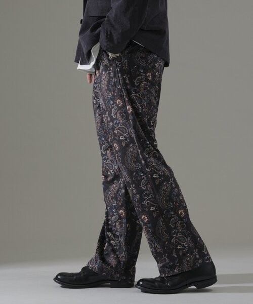 JOURNAL STANDARD relume（ジャーナルスタンダード　レリューム）の「ホールパターン イージーパンツ（スラックス・メンズ・キャメル/ボルドー/ネイビー/ブラック・MEDIUM/LARGE）」の14枚目の写真