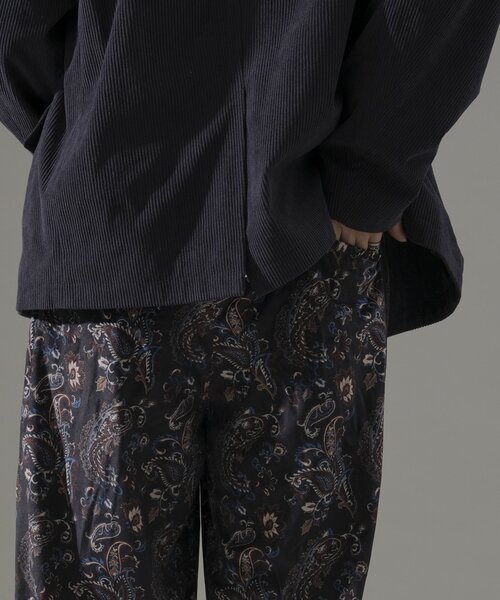 JOURNAL STANDARD relume（ジャーナルスタンダード　レリューム）の「ホールパターン イージーパンツ（スラックス・メンズ・キャメル/ボルドー/ネイビー/ブラック・MEDIUM/LARGE）」の15枚目の写真