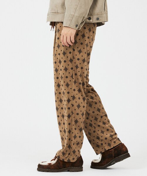 JOURNAL STANDARD relume（ジャーナルスタンダード　レリューム）の「ホールパターン イージーパンツ（スラックス・メンズ・キャメル/ボルドー/ネイビー/ブラック・MEDIUM/LARGE）」の18枚目の写真