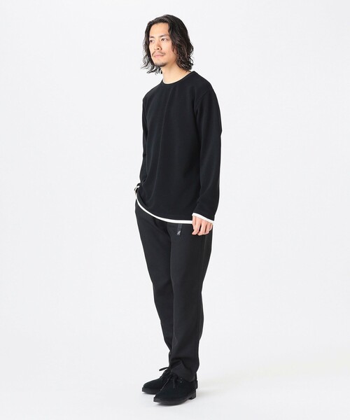 B:MING by BEAMS(ビーミングバイビームス)の「フェイクレイヤード クルー カットソー(Tシャツ/カットソー・メンズ・ネイビー/グレー/ブラック・XL/L/M/S)」の7枚目の写真